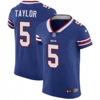 Nike Bills -5 Tyrod Taylor Royal Blue Team Color Stitched NFL Vapor Untouchable Elite Jersey