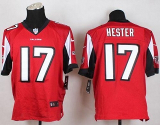 Nike Falcons -17 Devin Hester Red Team Color Men's Stitched NFL Elite Jersey