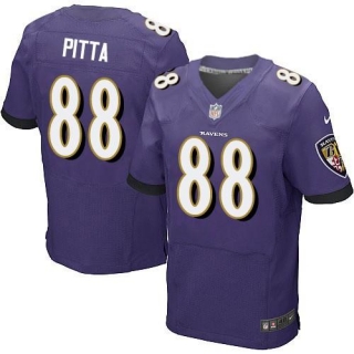 Nike Ravens -88 Dennis Pitta Purple Team Color Men's Stitched NFL New Elite Jersey