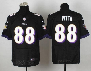 Nike Ravens -88 Dennis Pitta Black Alternate Men's Stitched NFL Elite Jersey