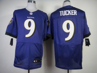 Nike Ravens -9 Justin Tucker Purple Team Color Men's Stitched NFL New Elite Jersey