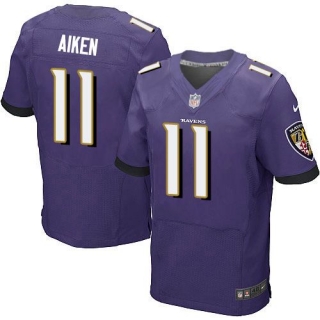 Nike Ravens -11 Kamar Aiken Purple Team Color Men's Stitched NFL New Elite Jersey