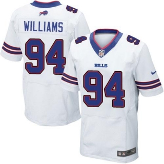 Nike Bills -94 Mario Williams White Men's Stitched NFL New Elite Jersey Jersey