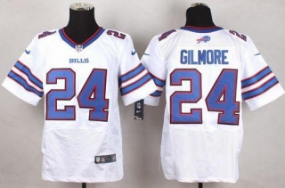 Nike Bills -24 Stephon Gilmore White Men's Stitched NFL New Elite Jersey