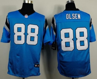 Nike Panthers -88 Greg Olsen Blue Alternate Men's Stitched NFL Elite Jersey