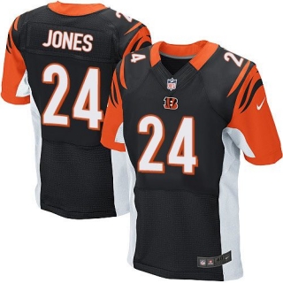 Nike Bengals -24 Adam Jones Black Team Color Men's Stitched NFL Elite Jersey