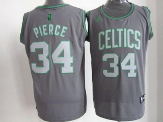 Boston Celtics -34 Paul Pierce Grey Graystone Fashion Stitched NBA Jersey
