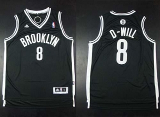 Brooklyn Nets -8 Deron Williams Black D-Will Stitched NBA Jersey