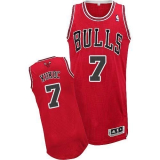 Revolution 30 Chicago Bulls -7 Tony Kukoc Red Stitched NBA Jersey