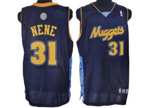 Denver Nuggets -31 Nene Hilario Stitched Dark Blue NBA Jersey
