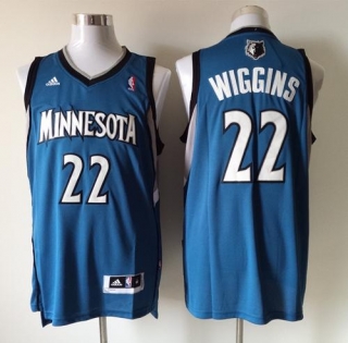 Revolution 30 Minnesota Timberwolves -22 Andrew Wiggins Blue Stitched NBA Jersey