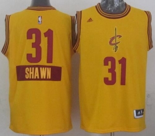 Cleveland Cavaliers -31 Shawn Marion Yellow 2014-15 Christmas Day Stitched NBA Jersey
