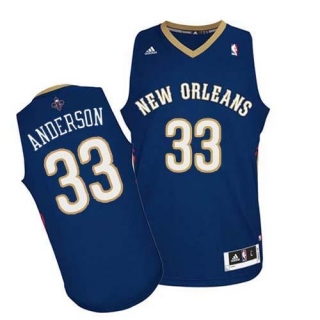 Revolution 30 New Orleans Pelicans -33 Ryan Anderson Navy Stitched NBA Jersey