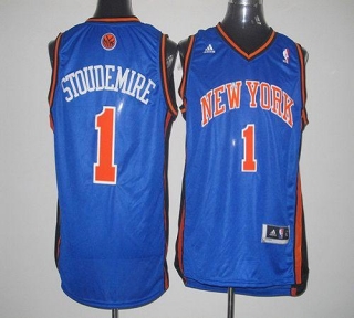 New York Knicks -1 Amare Stoudemire Blue Revolution 30 Stitched NBA Jersey