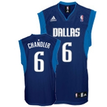 Dallas Mavericks Revolution 30 -6 Tyson Chandler Dark Blue Stitched NBA Jersey