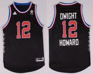 Houston Rockets -12 Dwight Howard Black 2015 All Star Stitched NBA Jersey