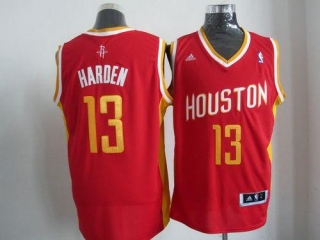 Revolution 30 Houston Rockets -13 James Harden Red Alternate Stitched NBA Jersey