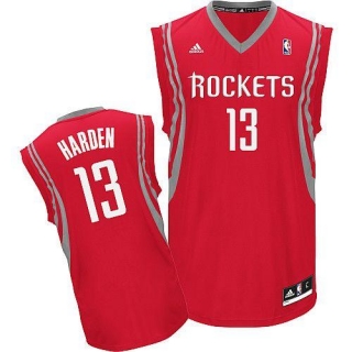 Revolution 30 Houston Rockets -13 James Harden Red Road Stitched NBA Jersey