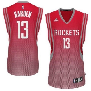 Houston Rockets -13 James Harden Red Resonate Fashion Swingman Stitched NBA Jersey
