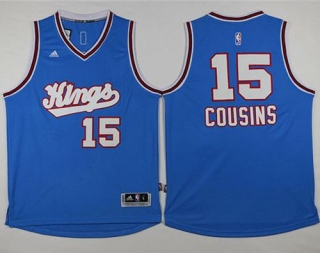 Sacramento Kings -15 DeMarcus Cousins New Light Blue Stitched NBA Jersey