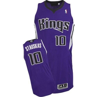 Sacramento Kings -10 Nik Stauskas Purple Revolution 30 Stitched NBA Jersey