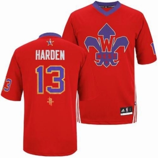 Houston Rockets -13 James Harden Red 2014 All Star Stitched NBA Jersey