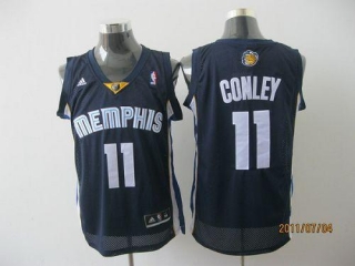 Memphis Grizzlies -11 Michael Conley Revolution 30 Dark Blue Stitched NBA Jersey