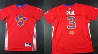 Los Angeles Clippers -3 Chris Paul Red 2014 All Star Stitched NBA Jersey