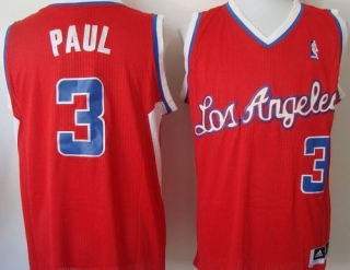 Los Angeles Clippers -3 Chris Paul Red Revolution 30 Stitched NBA Jersey
