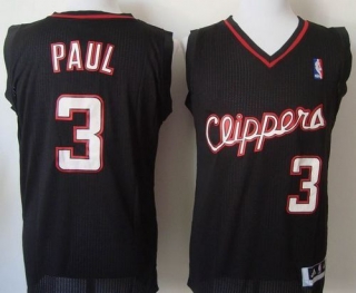 Los Angeles Clippers -3 Chris Paul Black Revolution 30 Stitched NBA Jersey