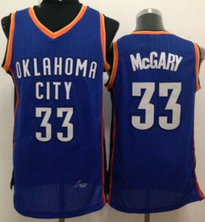 Revolution 30 Oklahoma City Thunder -33 Mitch McGary Blue Stitched NBA Jersey