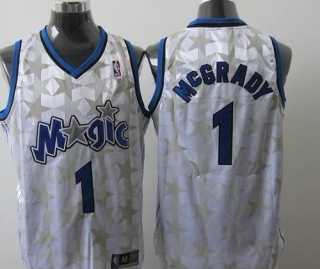 Orlando Magic -1 Tracy Mcgrady White Star Limited Edition Stitched NBA Jersey