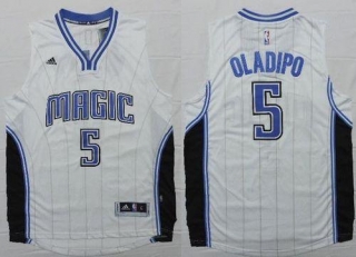 Revolution 30 Orlando Magic -5 Victor Oladipo White Stitched NBA Jersey