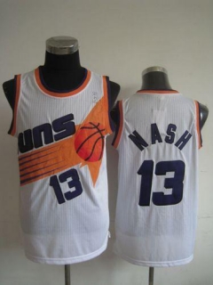 Phoenix Suns -13 Steve Nash White Throwback Stitched NBA Jersey