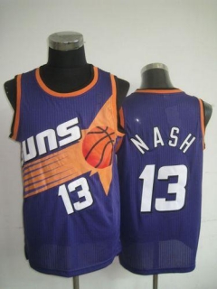 Phoenix Suns -13 Steve Nash Purple Throwback Stitched NBA Jersey