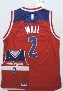 Washington Wizards -2 John Wall New Red Road Stitched NBA Jersey
