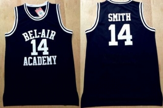 Bel-Air Academy -14 Smith Black Stitched Basketball Jersey