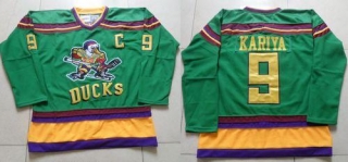 Anaheim Ducks -9 Paul Kariya Green CCM Throwback Stitched NHL Jersey