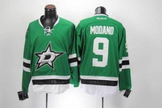 Dallas Stars -9 Mike Modano Green Home Stitched NHL Jersey