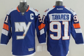 New York Islanders -91 John Tavares Baby Blue 2014 Stadium Series Stitched NHL Jersey
