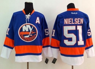 New York Islanders -51 Frans Nielsen Baby Blue Stitched NHL Jersey