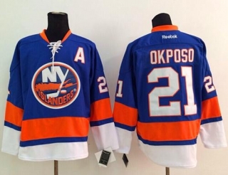 New York Islanders -21 Kyle Okposo Baby Blue Stitched NHL Jersey