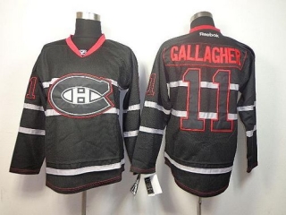 Montreal Canadiens -11 Brendan Gallagher Black Ice Stitched NHL Jersey