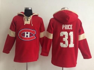 Montreal Canadiens -31 Carey Price Red Pullover NHL Hoodie