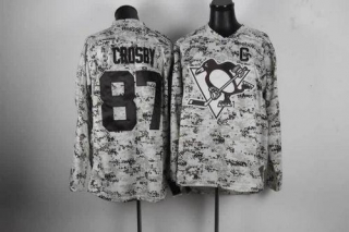 Pittsburgh Penguins -87 Sidney Crosby Camo Stitched NHL Jersey