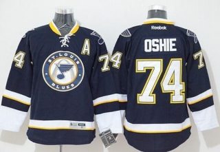 St Louis Blues -74 Tj Oshie Stitched Blue NHL Jersey