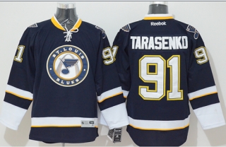 St Louis Blues -91 Vladimir Tarasenko Dark Blue Third Stitched NHL Jersey