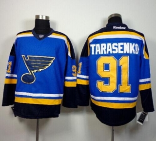St Louis Blues -91 Vladimir Tarasenko Light Blue Home Stitched NHL Jersey