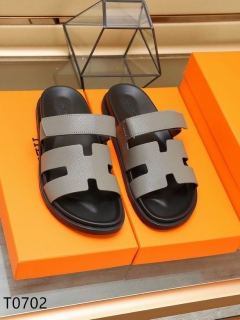 2023.7.3 Super Perfect HERMES Men slippers size 38-44 058