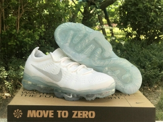 Authentic Nike Vapormax 2023 Flyknit White/Sky Grey
